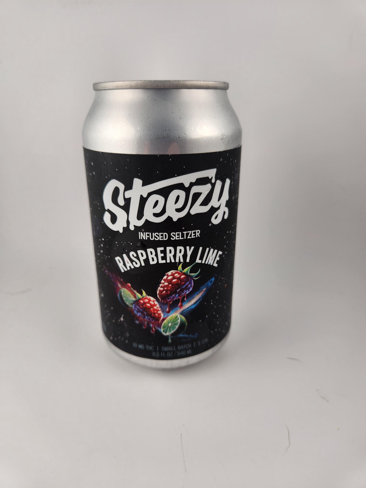 Photograph of Product: Steezy Cultivation Beverages - Raspberry Lime