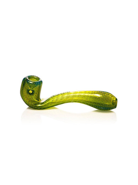 Photograph of product: GRAV BUBBLE TRAP SHERLOCK HAND PIPE GREEN
