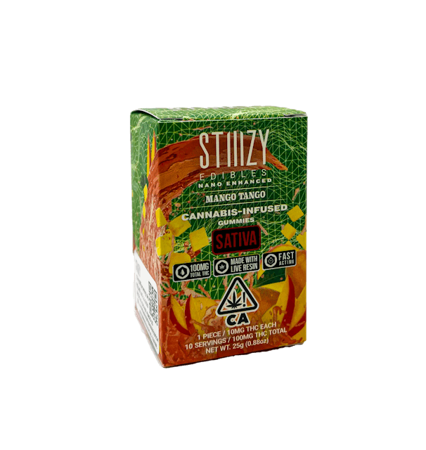 Photograph of product: Mango Tango - 100mg Gummies - 