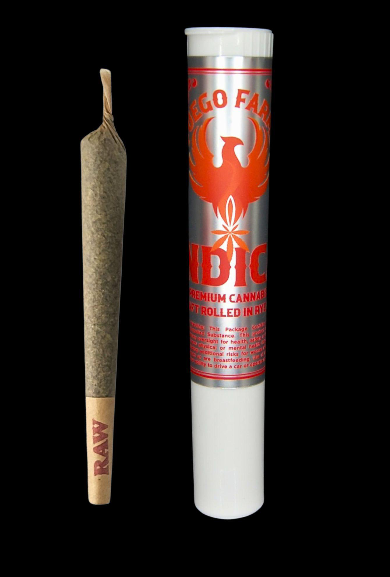 Photograph of product: Emerald Fire OG (I) - Pre-Roll - Fuego Farms