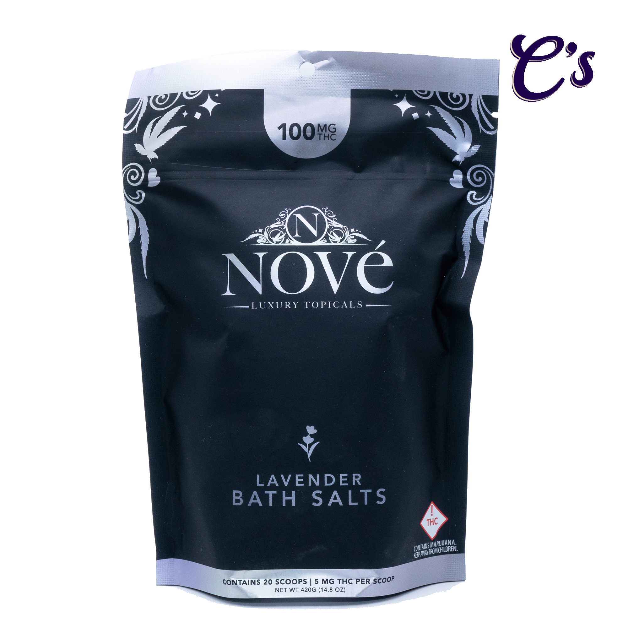 Photograph of product: Nove | Lavender Bath Salt 100mg
