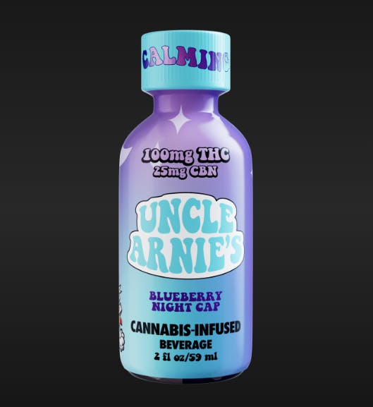 Photograph of product: Blueberry Night Cap | 100mg 4:1 TH-oui/CBN Shot - 