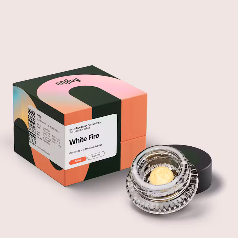Photograph of product: MFNY | White Fire OG Live Resin badder, 1g