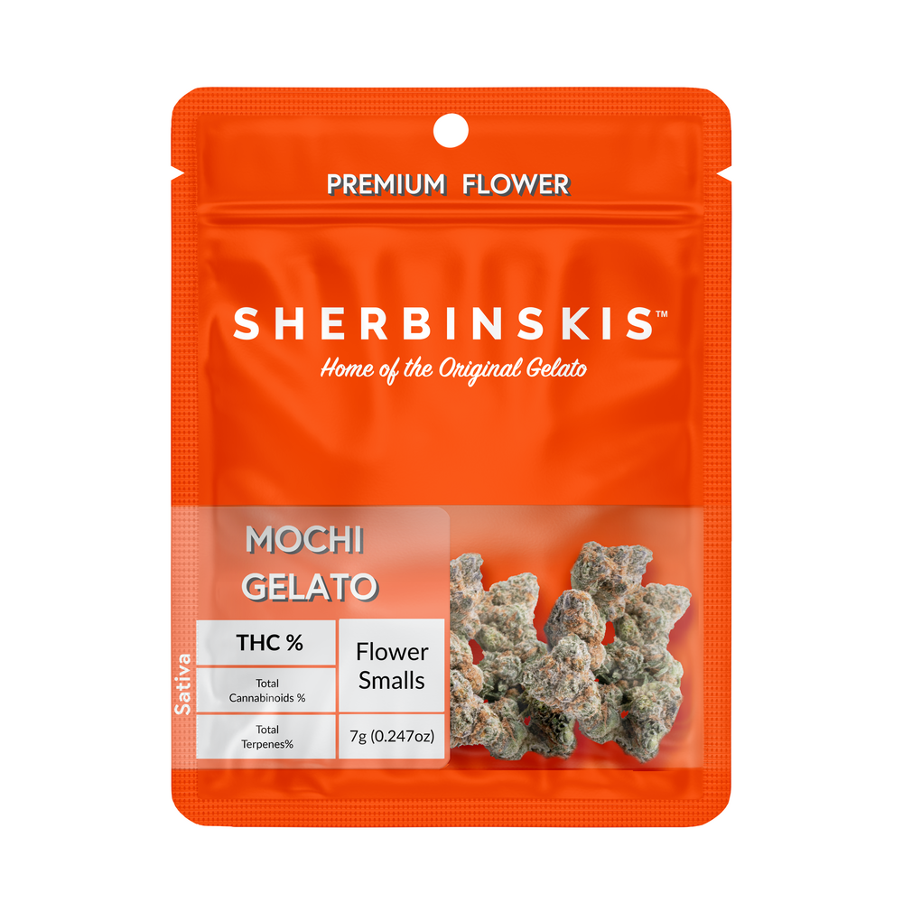 Photograph of product: Sherbinskis | Mochi Gelato Prepackaged Flower | 7g
