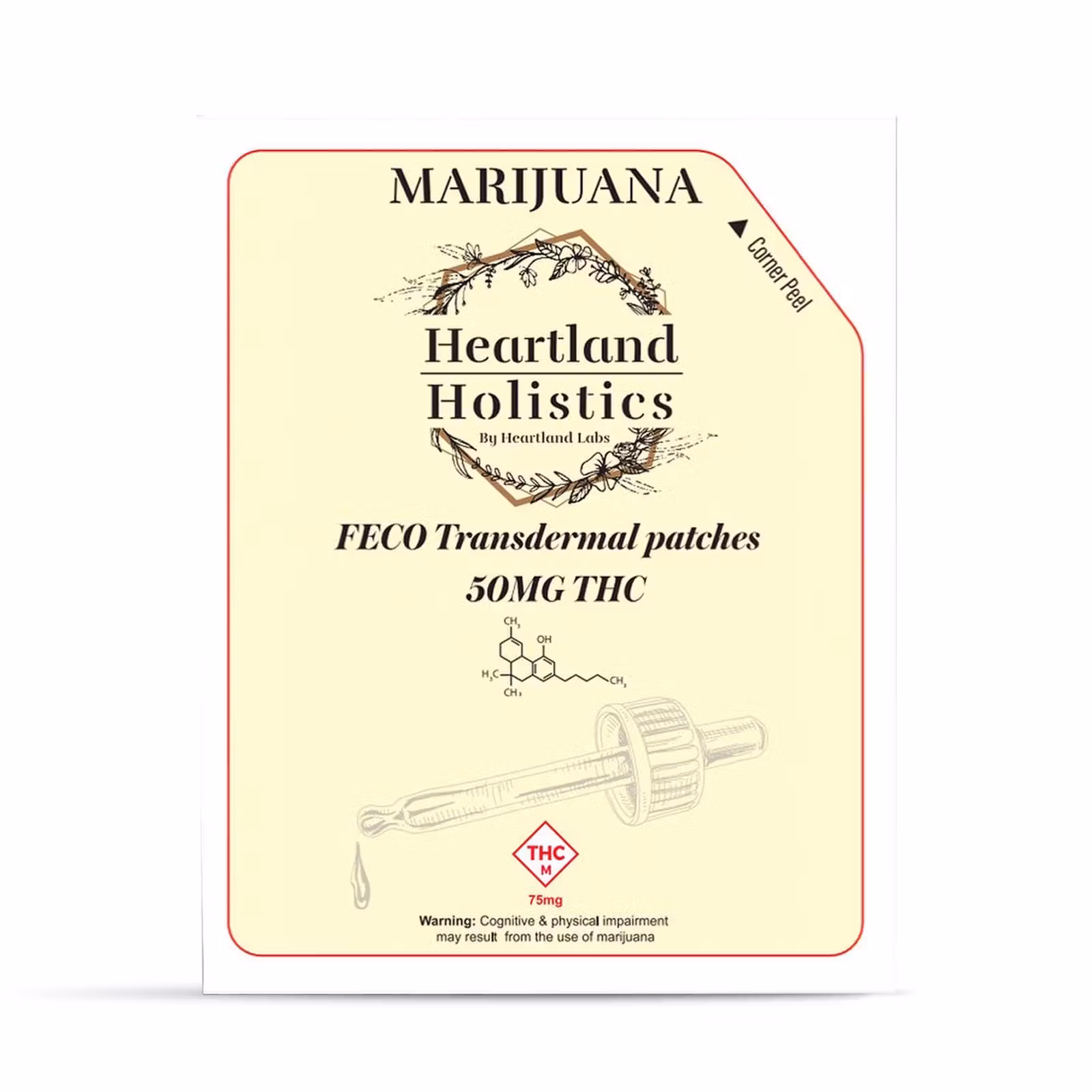 Photograph of product: HEARTLAND HOLISTICS | FECO | TRANSDERMAL PATCH | 60MG