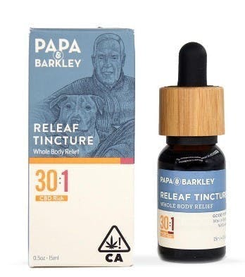 Photograph of product: Papa & Barkley - Papa & Barkley - Releaf Tincture 30:1 (15ml)