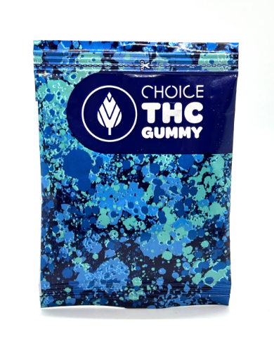 Photograph of product: CHOICE - Single Pineapple Mango Coconut Gummies 8mg