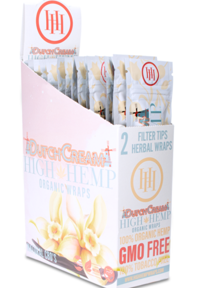 Photograph of Product: High Hemp Wraps Organic DUTCH CREAM | 2 pk