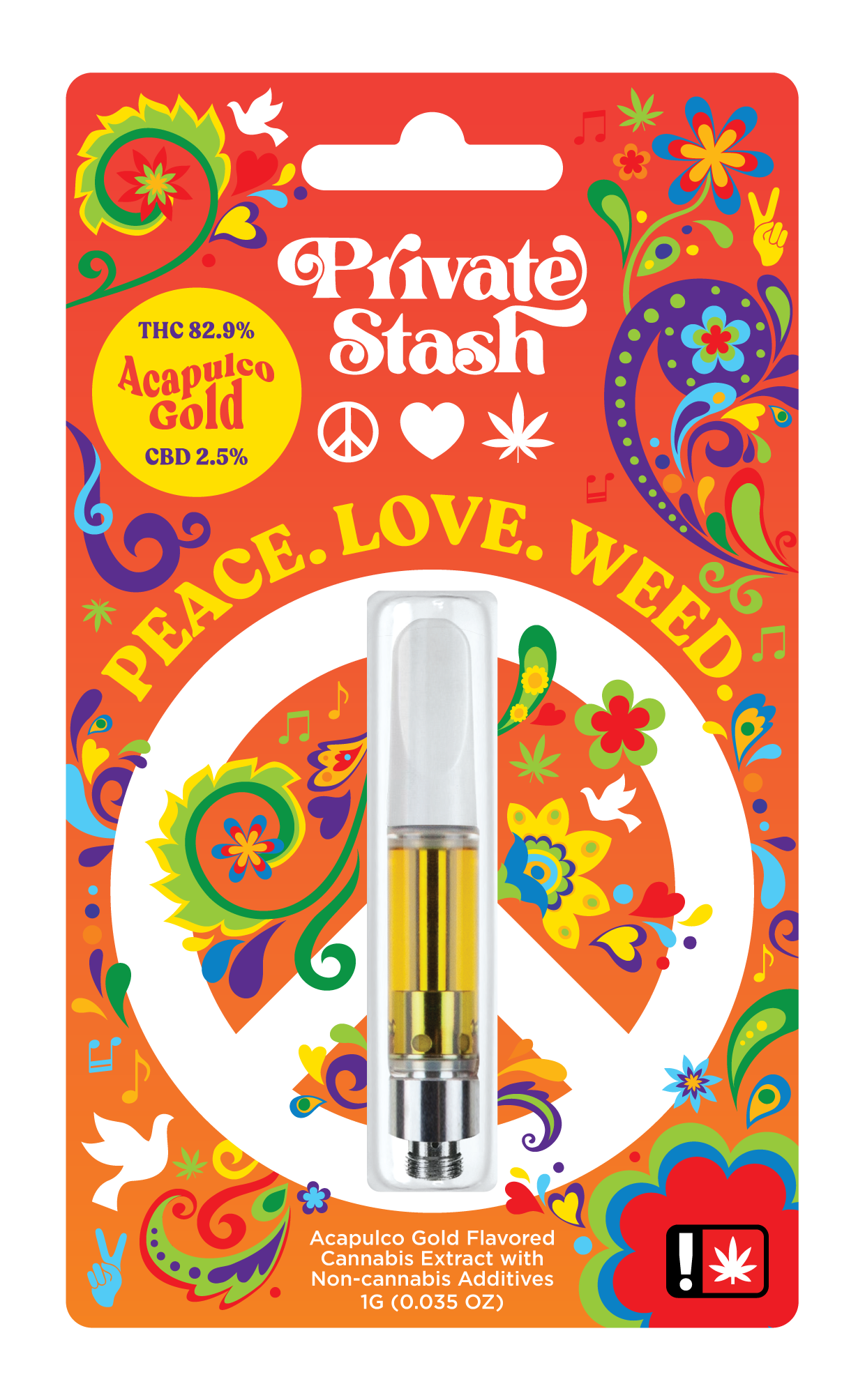 Photograph of product: Private Stash Legacy Line - ACAPULCO GOLD - Cartridge - - S