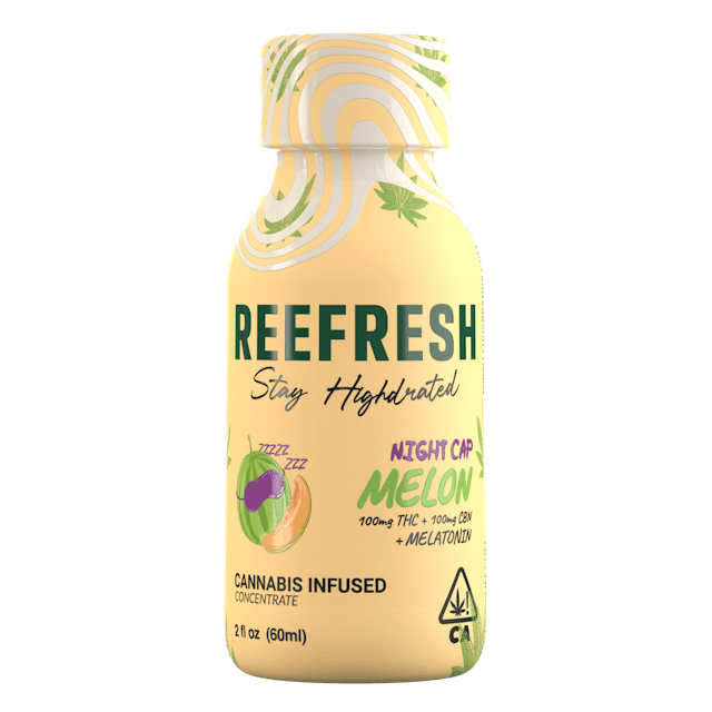 Photograph of product: Nightcap CBN Melon Shot 100mg - 