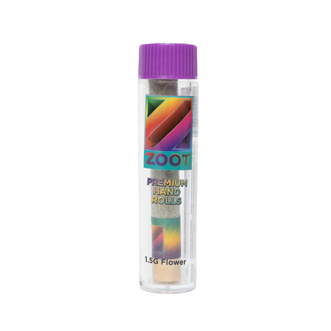 Photograph of product: Zoot - 1g Hand Rolled Donut - Superman OG x Strawnana