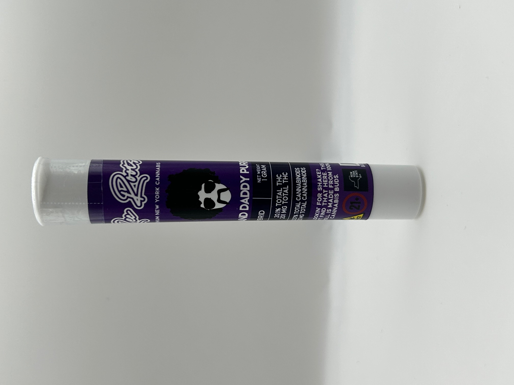 Photograph of product: Rec Roots | Grand Daddy Purp | Preroll