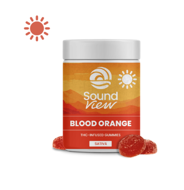 Photograph of product: SoundView Blood Orange Gummies T93 (S) 20 Pack - 00117