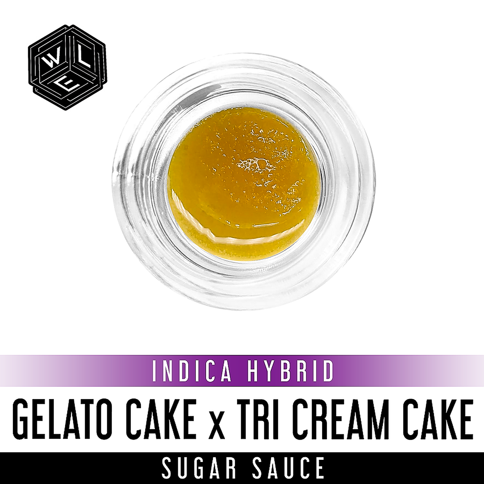 Photograph of product: White Label - Gelato Cake x Tri Cream Sugar Sauce 1g