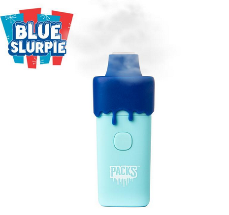 Photograph of Product: Pack Pods - Blue Slurpie 2g All-In-One Live Resin Disposable