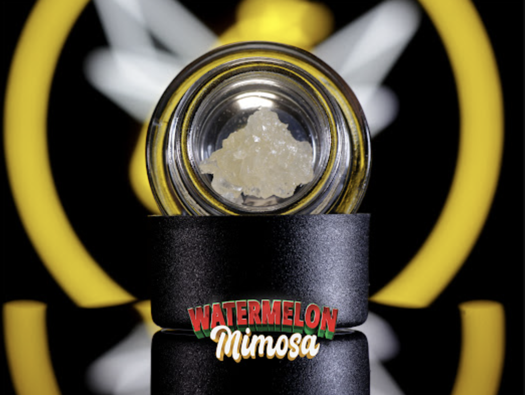 Photograph of product: Cannabee Extracts Live Resin - Watermelon Mimosa Terp Diamonds