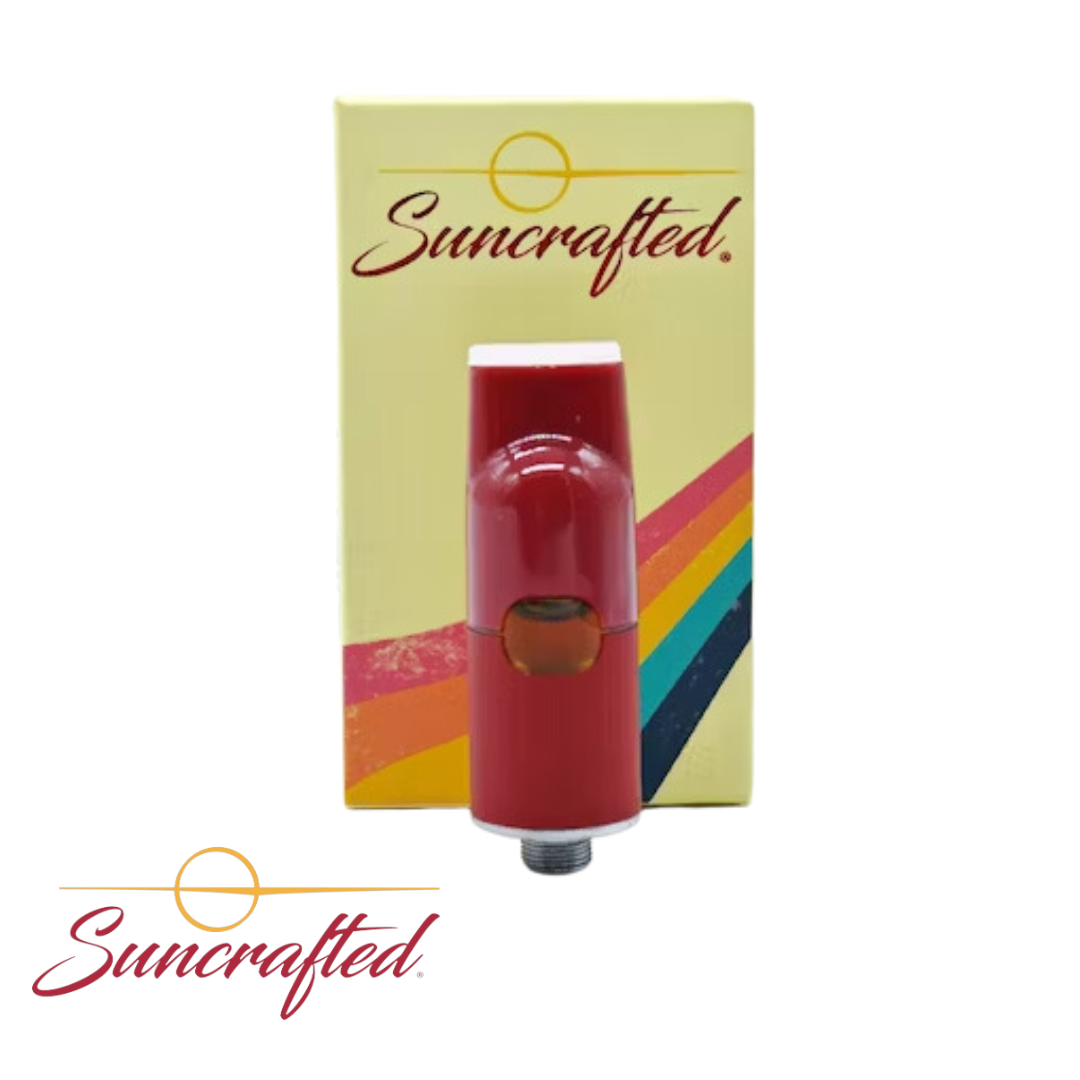 Photograph of product: Suncrafted | Lemonsweets x Wedding Cake | 0.5g Live Rosin Cart