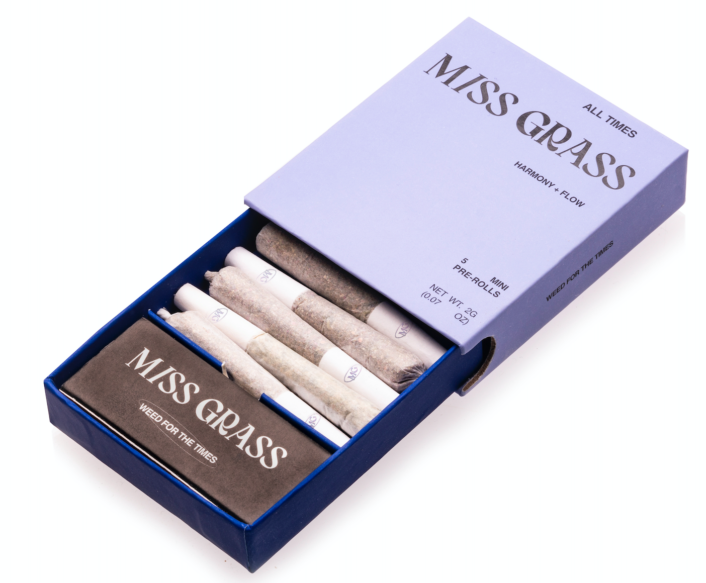 Photograph of product: Miss Grass All Times (H) Prerolls .4g 5pk