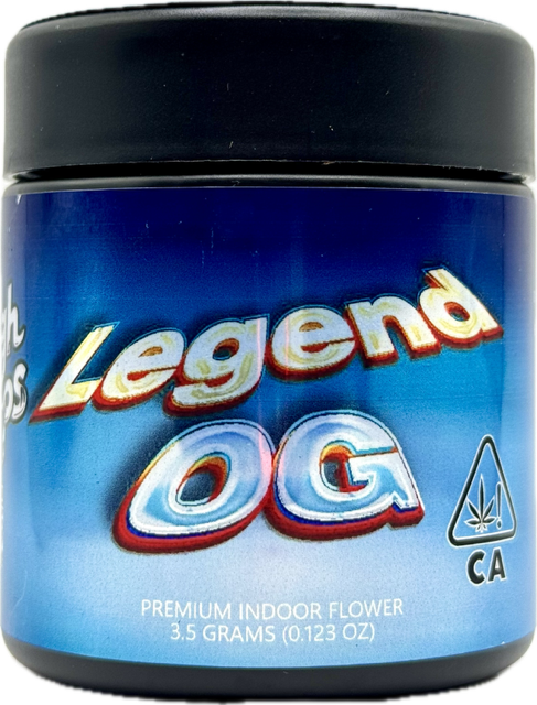 Photograph of product: Legend OG 3.5g Jar - High Tops