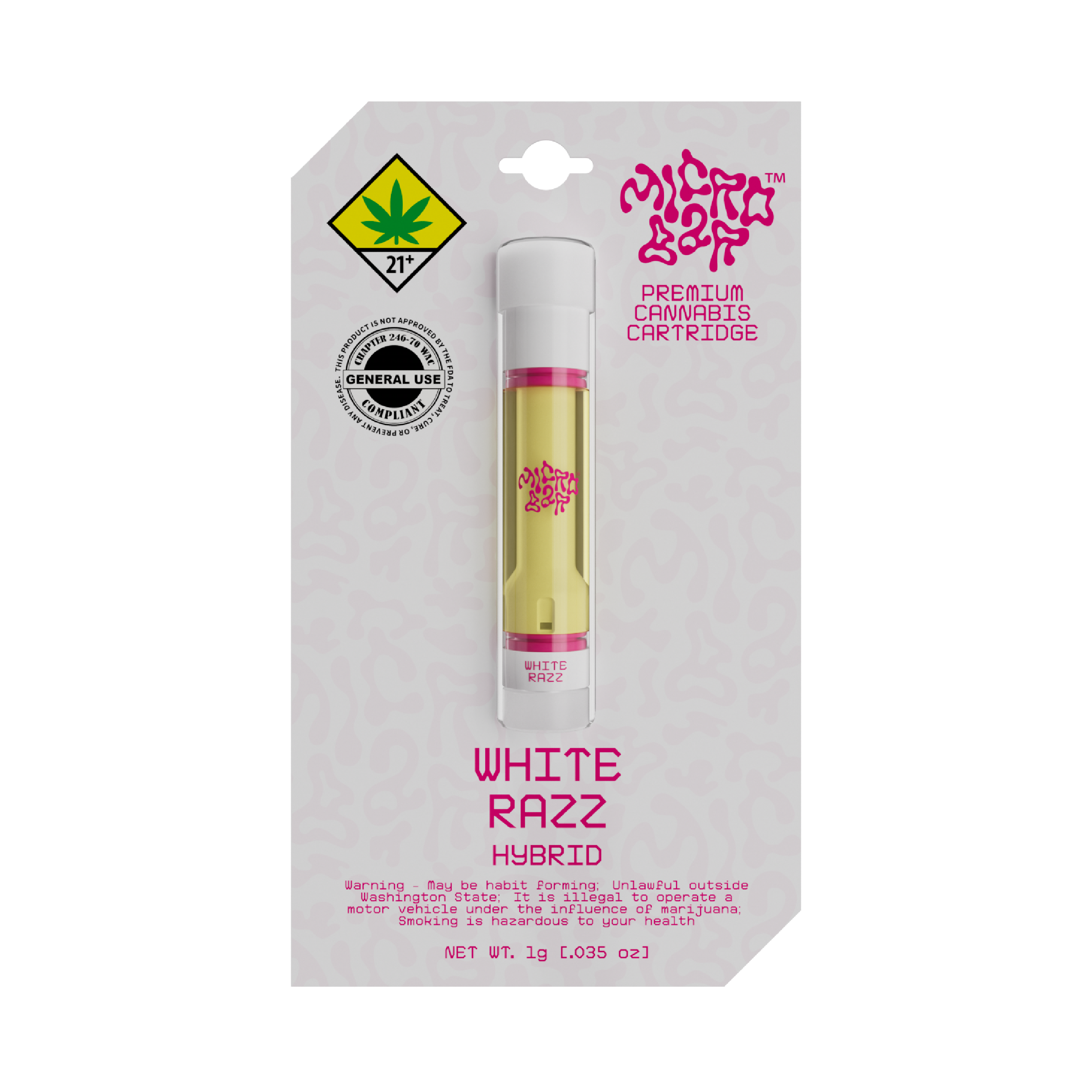 Photograph of product: White Razz- Cartridge | 1g