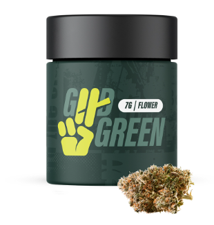 Photograph of product: Good Green | Flower| White Fire OG |  Pre-Pack (Mixed Buds) | 7g - Oui'd