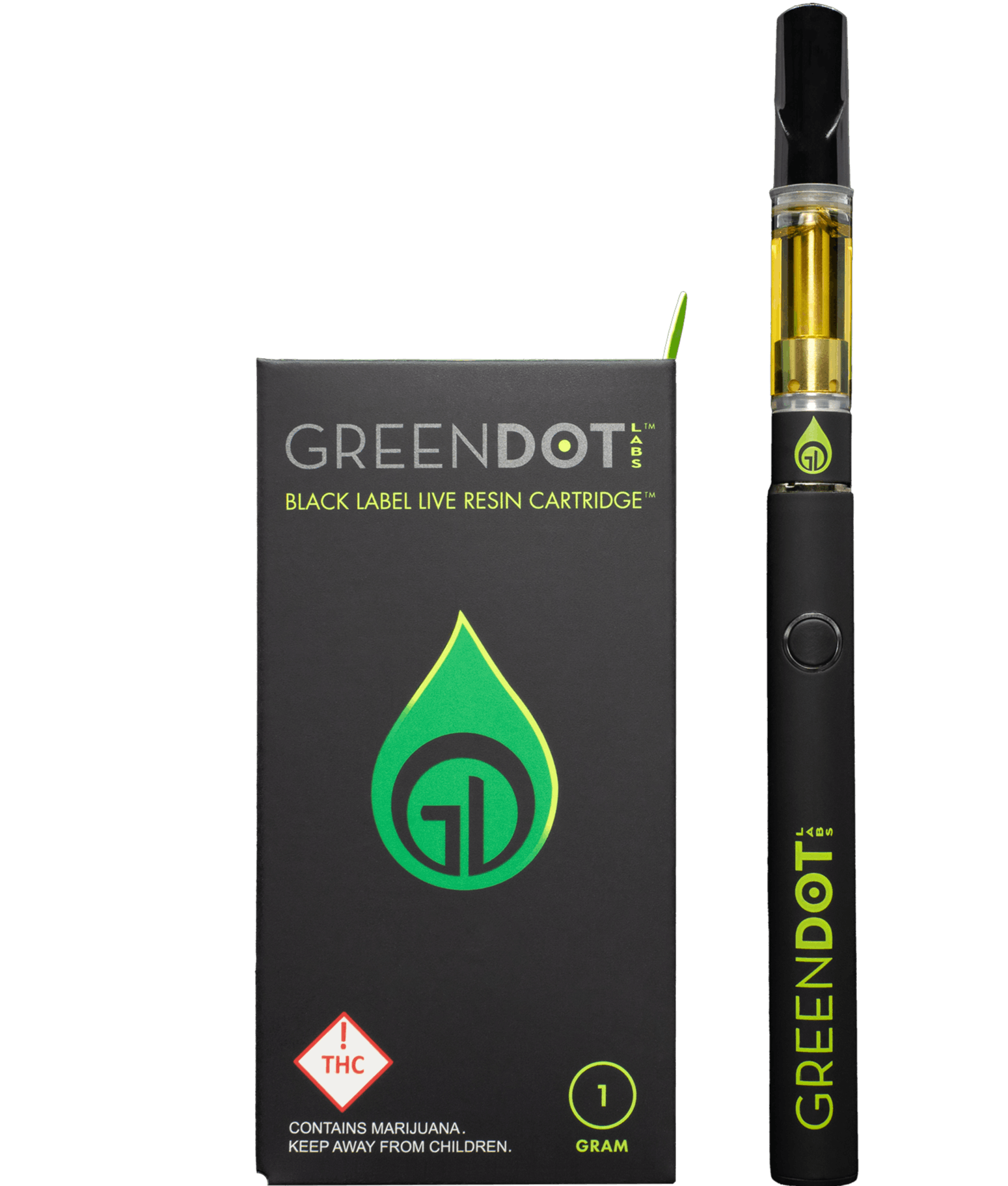 Photograph of product: Green Dot Labs - Monet 1g Live Resin Cart