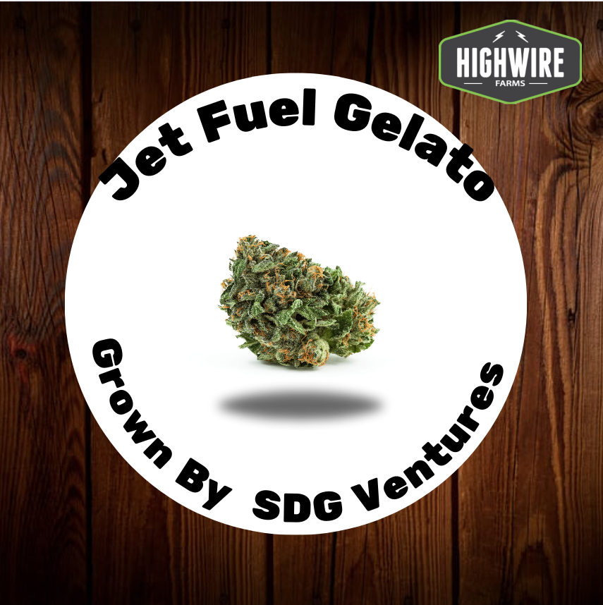 Photograph of product: Jet Fuel Gelato 1/8th