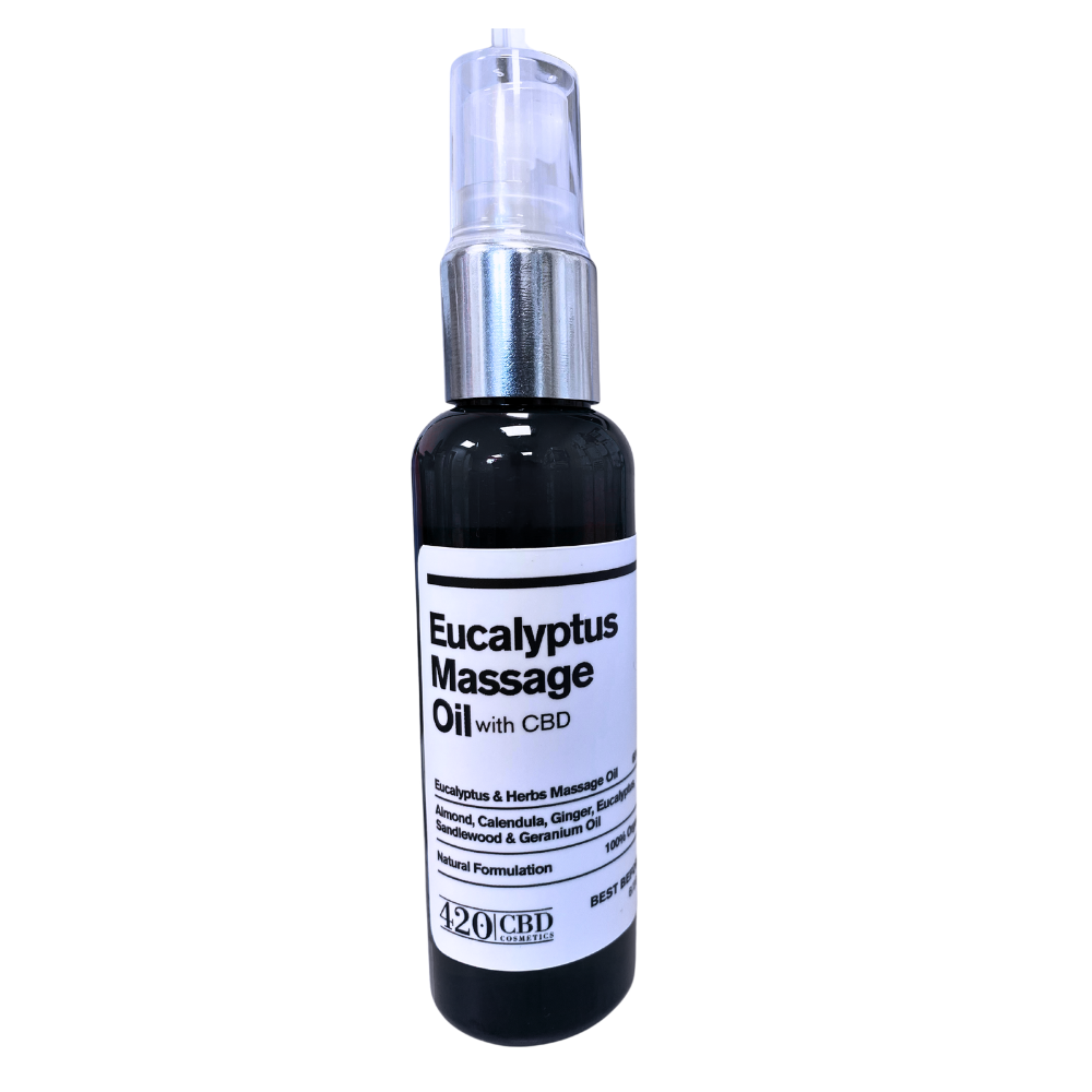 Photograph of product: CBD Eucalyptus I Massage Oil I Small