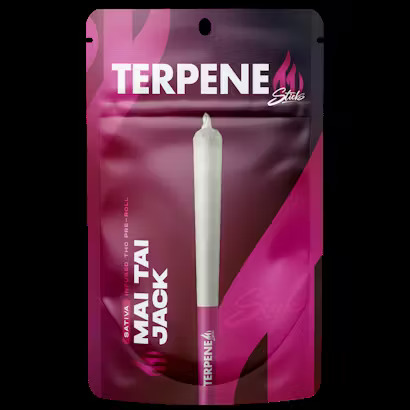 Photograph of product: Infused Pre Roll - Terpene Sticks - Mai Tai Jack - (Oui'd) (Live Resin Infused) - 40.13% TH-oui