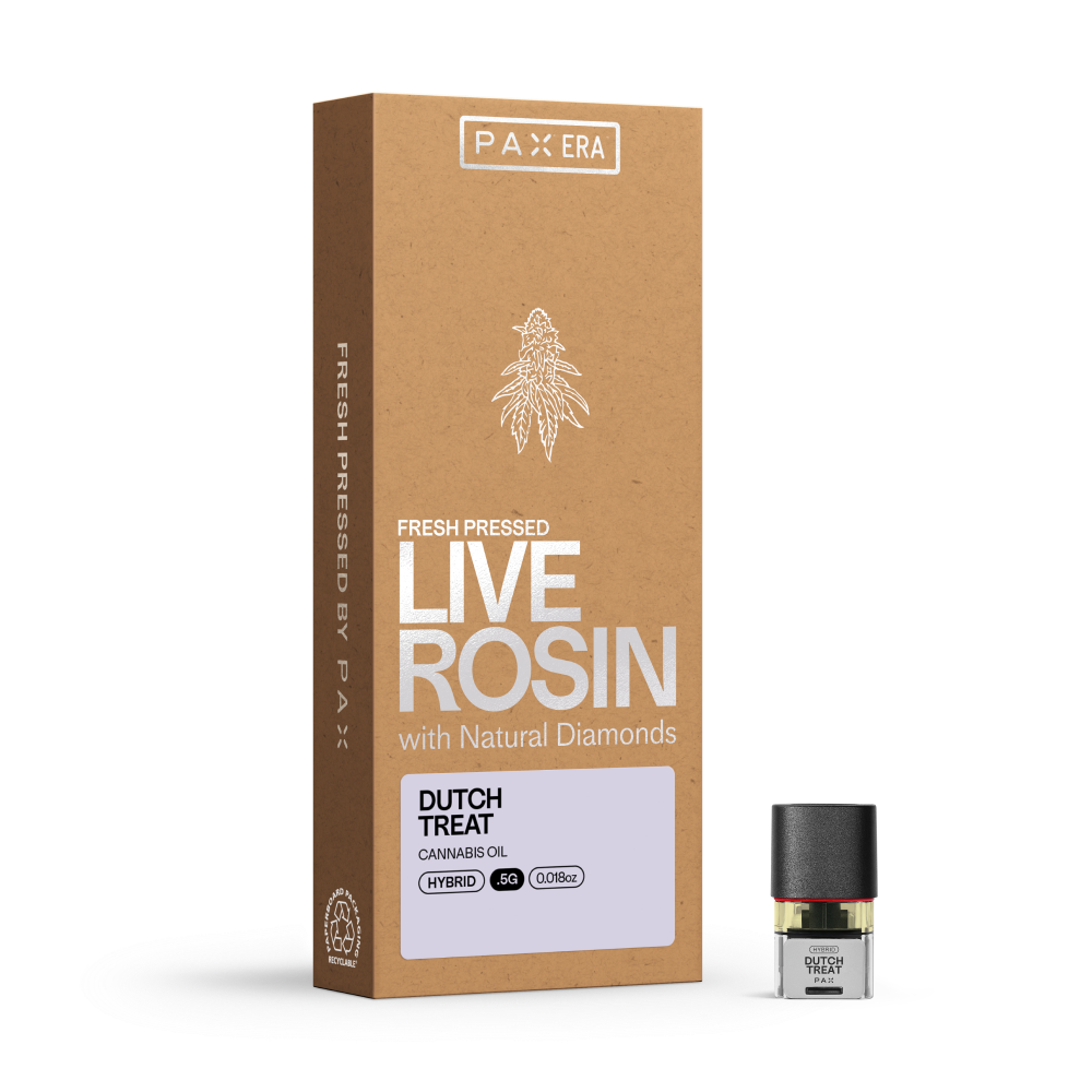 Photograph of product: Dutch Treat Live Rosin PAX Pod 1g (TAX INCLUDED)