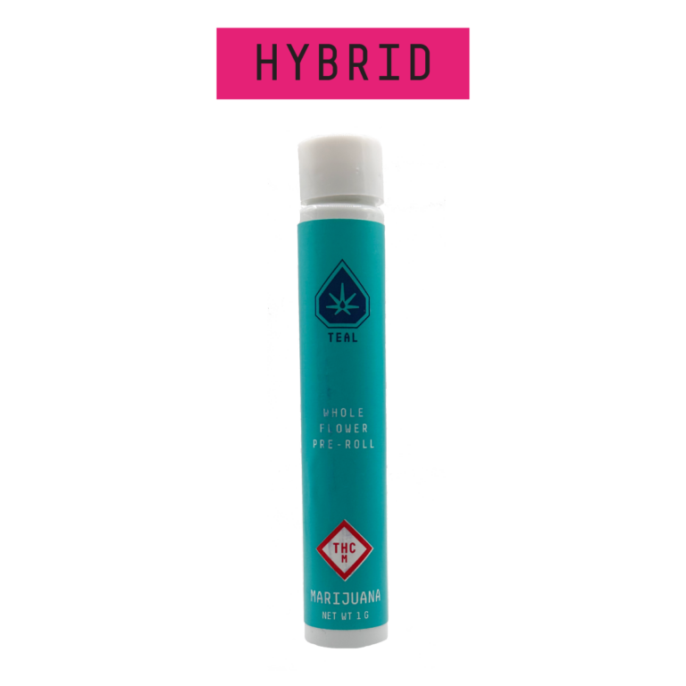 Photograph of product: TEAL - BRUCE BANNER 1 GRAM PRE-ROLL