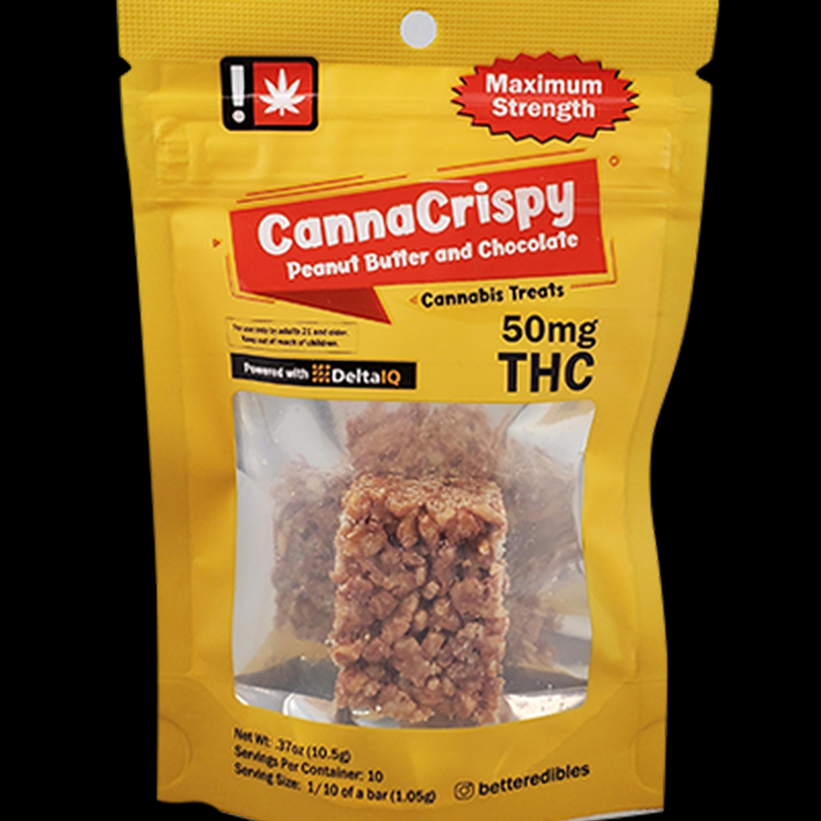 Photograph of product: Rice Crispy | Peanut and Butter Chocolate | 100mg