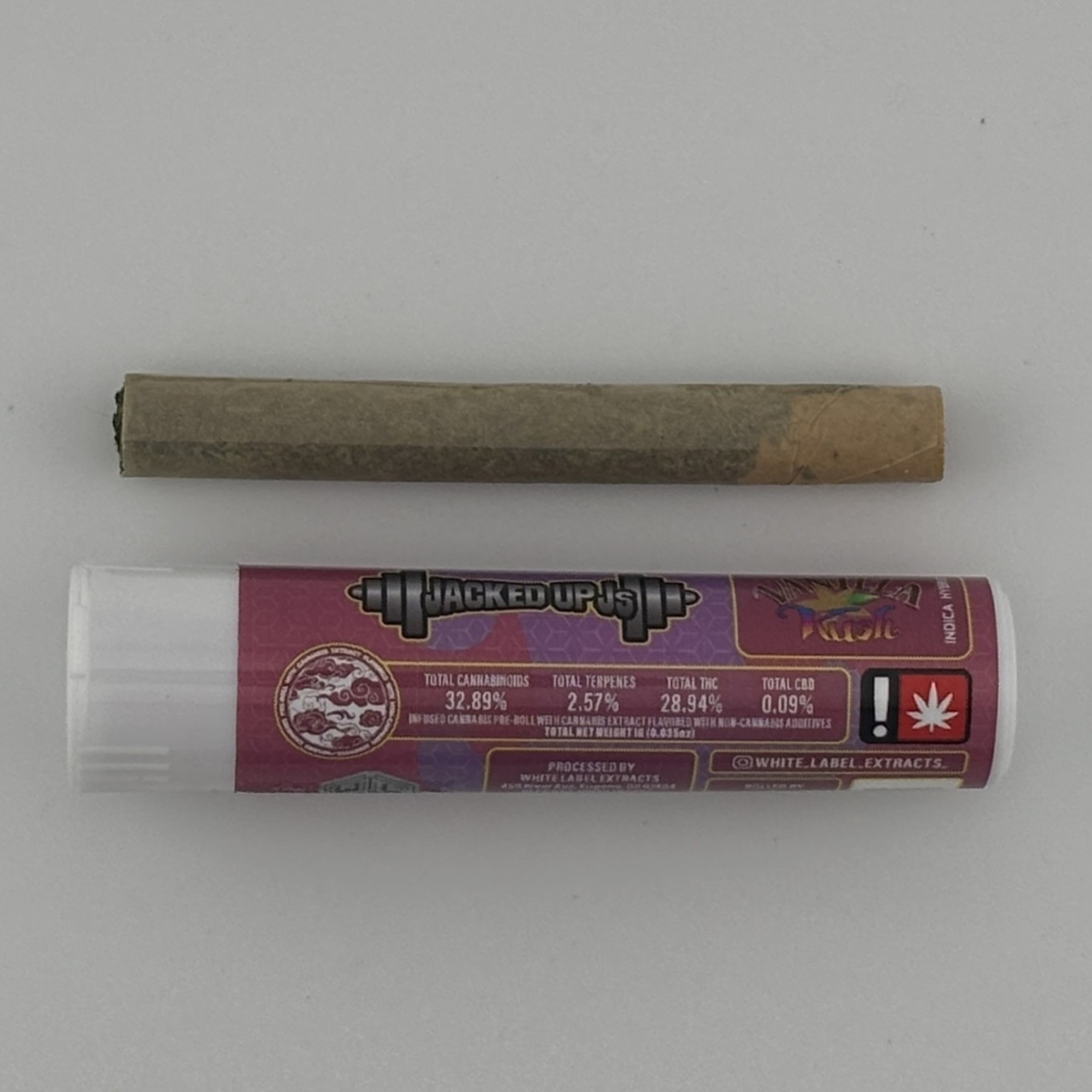 Photograph of product: White Label | Jacked PR [I] | Vanilla Kush