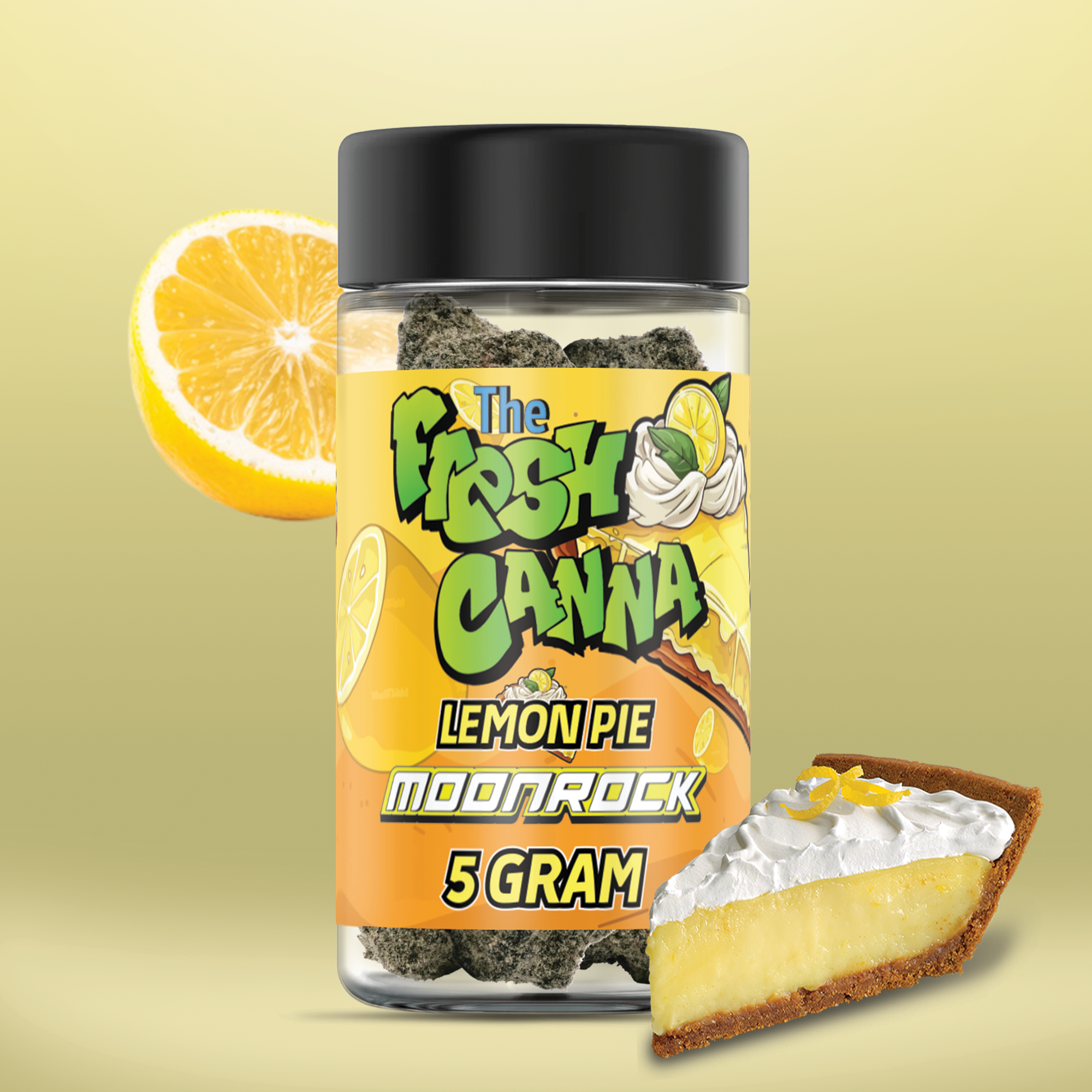 Photograph of product: Fresh Canna Moonrocks 5g Lemon Pie