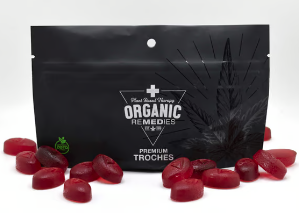 Photograph of product: Blood Orange | Distillate Troche | 50mg/15pk