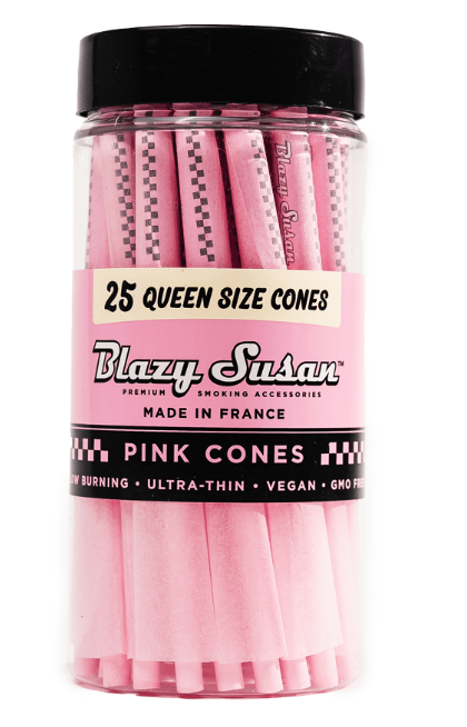 Photograph of product: Blazy Susan - Pink Queen Cones Jar (25pk)