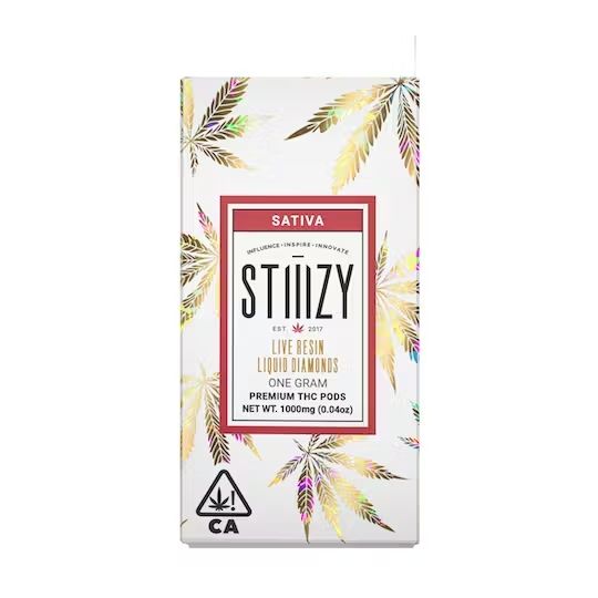 Photograph of product: [STIIIZY] Live Resin Liquid Diamonds Pod - 0.5g - Hawaiian Snow (S) - 