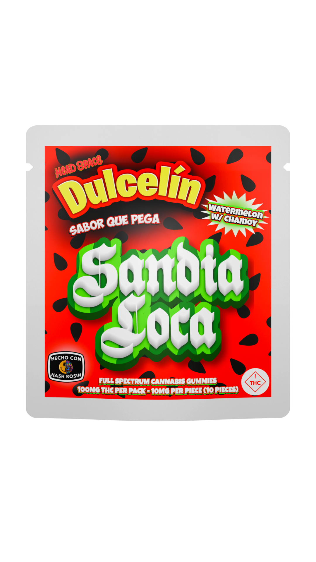Photograph of product: Sandia Loca Gummies | 100mg