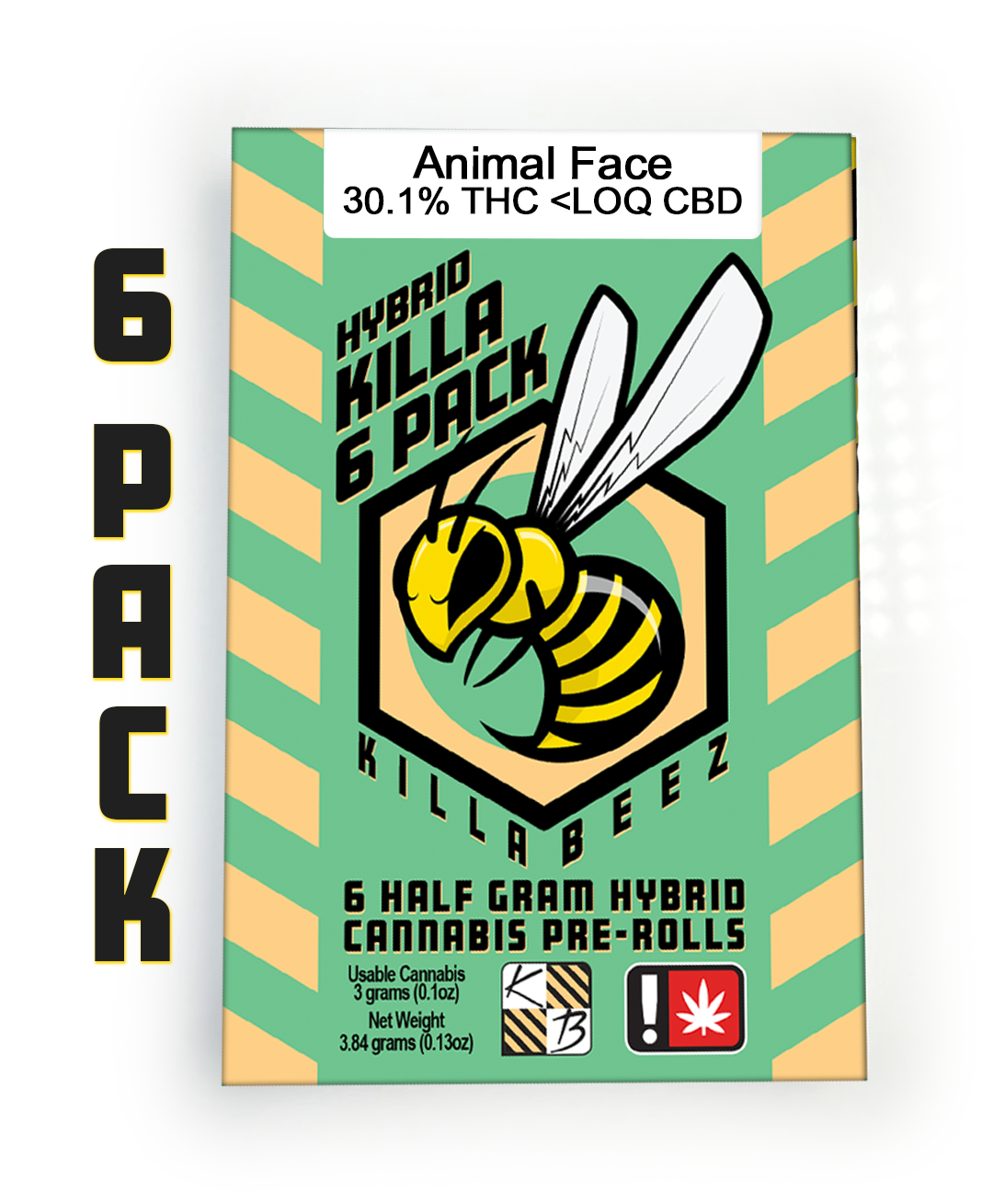 Photograph of product: Killa Beez// 6pk Hybrid