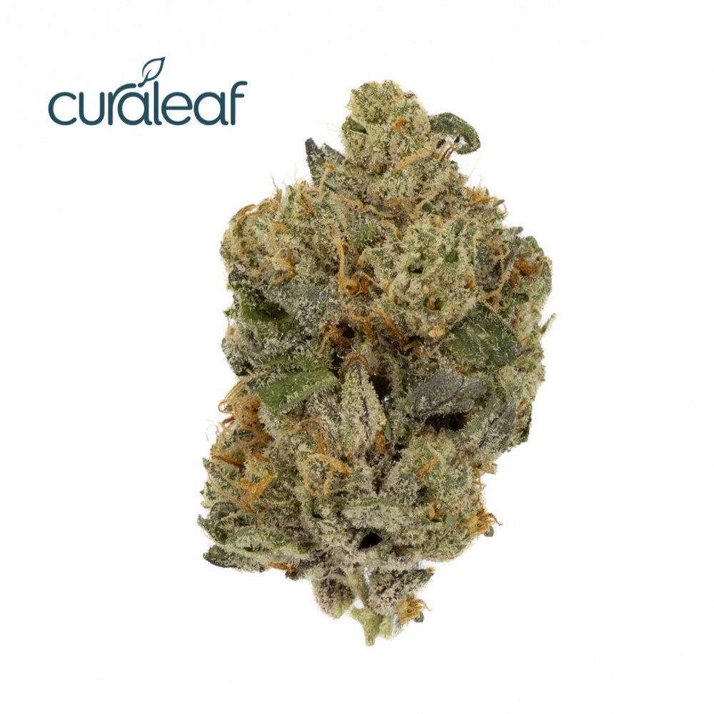 Photograph of product: Curaleaf Ranger Kush Whole Flower 26.80% (H) 3.5g - 00897