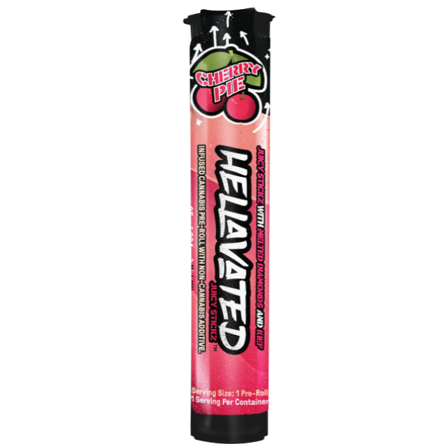 Photograph of product: Hellavated - CHERRY PIE - Infused PreRoll - (.75g) - H