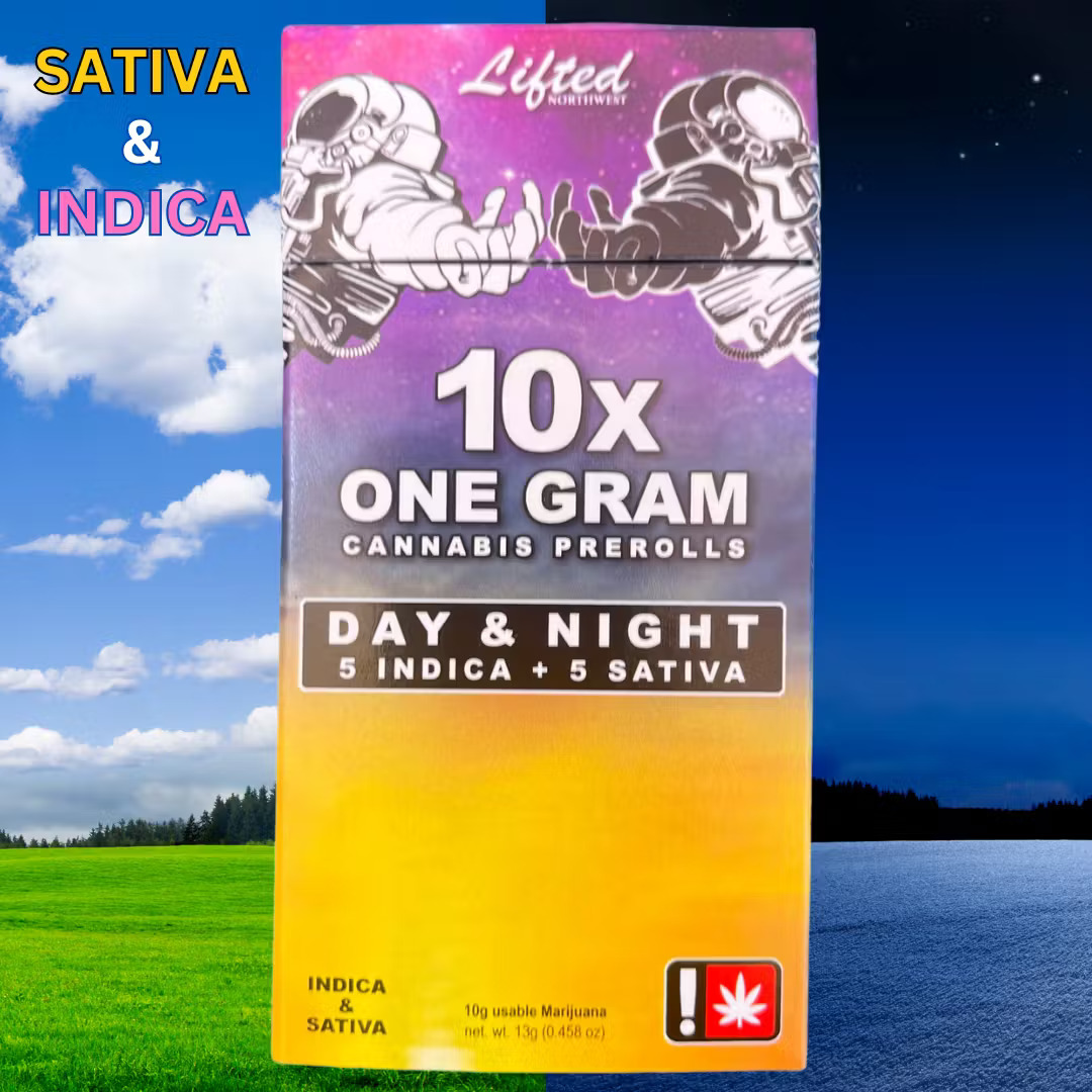 Photograph of product: Lifted NW Durban Zkittles x Garlicane Pre-Roll 10pk 1g