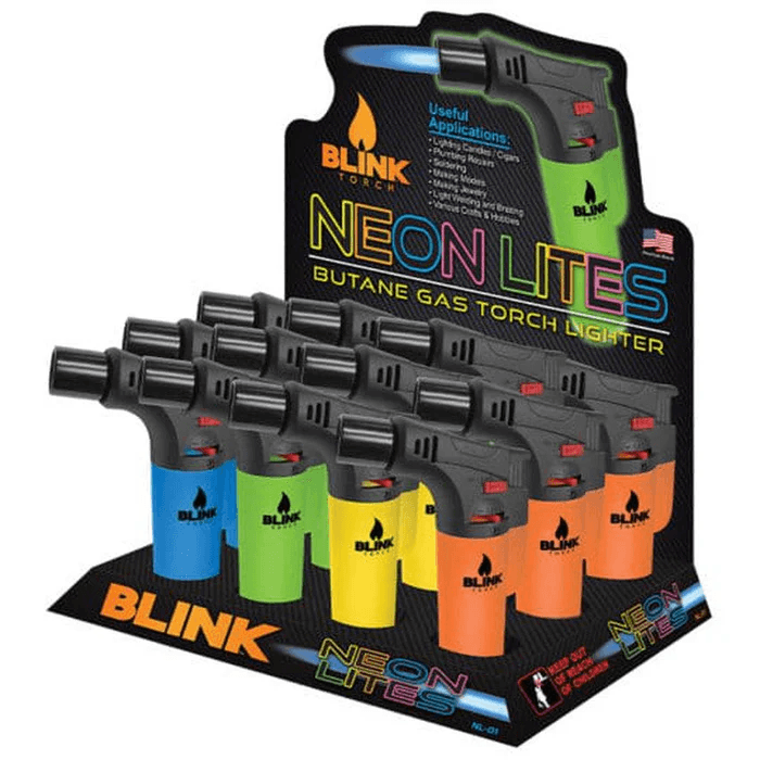 Photograph of product: Blink Torch Neon Colors Display