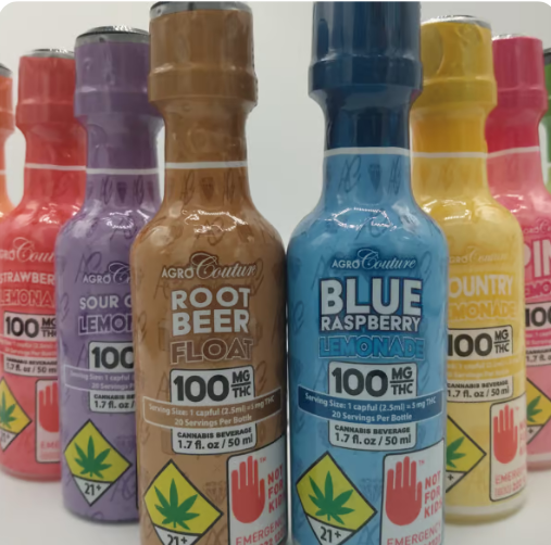 Photograph of product: Pink Lemonade 1:1 CBD 1.7oz Shot Agro Couture FRIDGE 2B