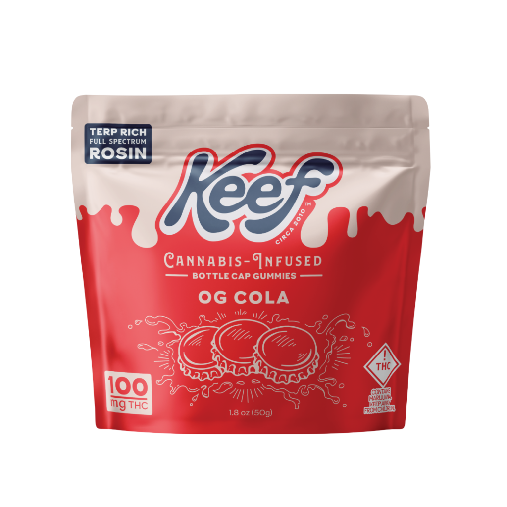 Photograph of product: OG Cola (H) 100mg Bottlecap Gummies