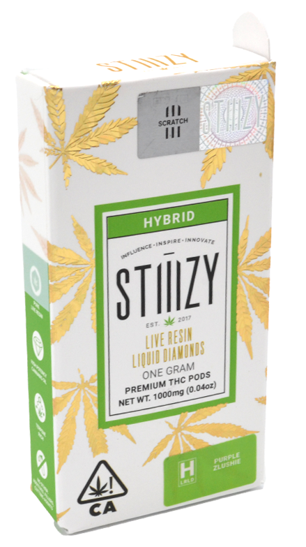 Photograph of product: Purple Zlushie Liquid Diamonds | 1G LR Pod