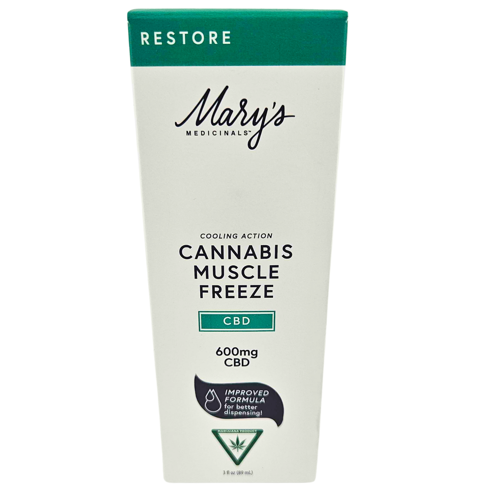 Photograph of product: MARY'S MEDICINALS | CBD | Topical | Muscle Freeze | 3oz | 600mg