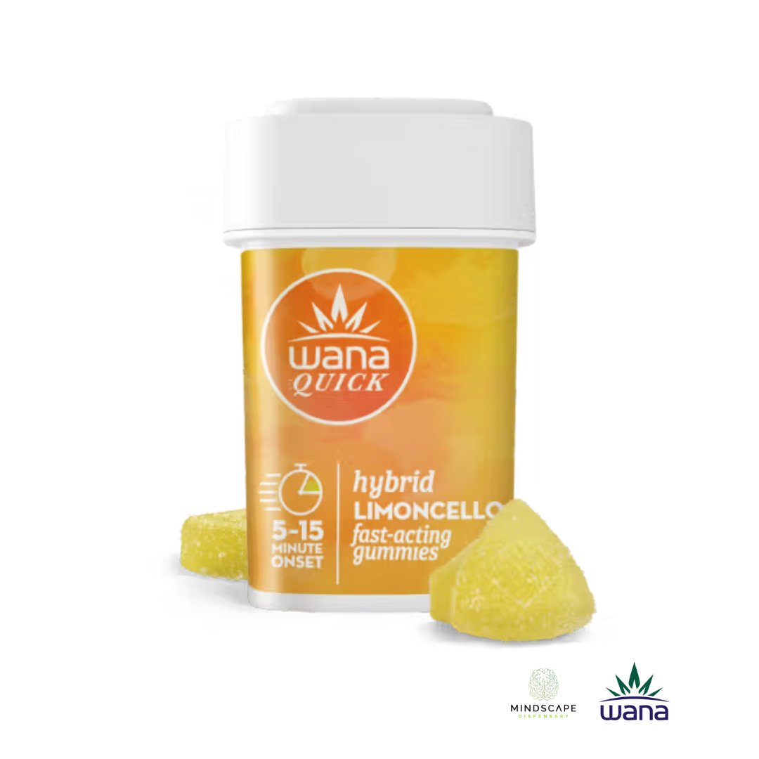 Photograph of product: Wana Quick Limoncello 100mg