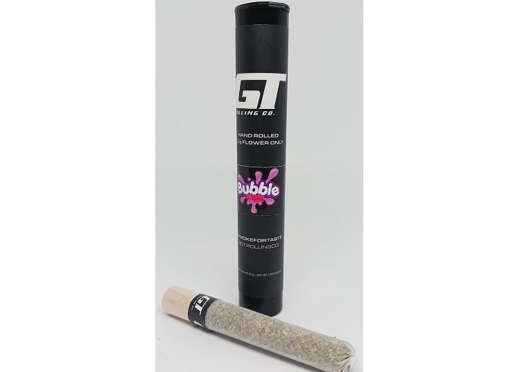 Photograph of product: GT Rolling Co. | Bubble Yum | 1.5g | Hand Rolled Pre-Roll