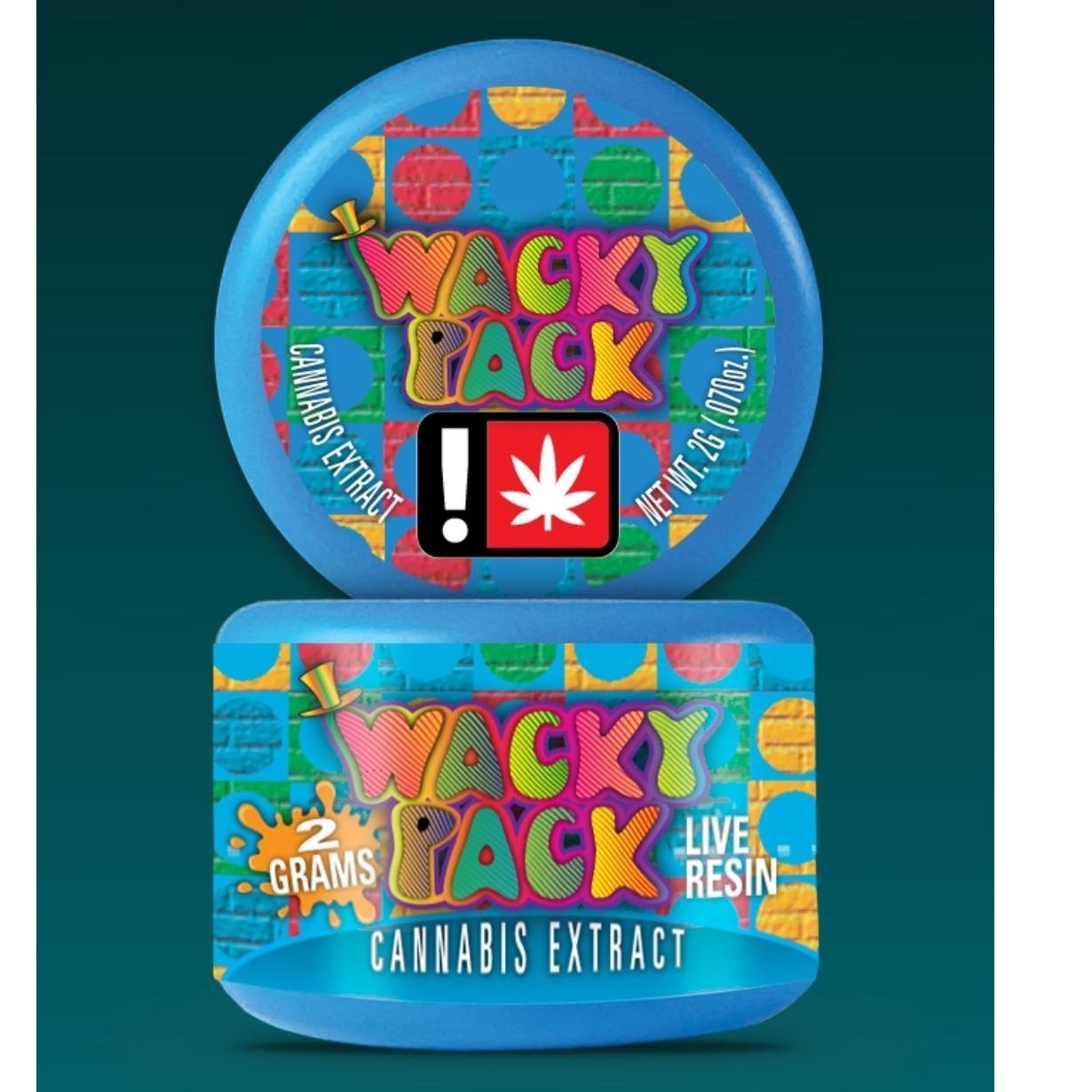 Photograph of product: WACKY PACK > Live Resin Extracts 2g > Grand Daddy Sherbert